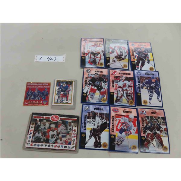 9 Hockey Cards Upper Deck Kraft Dinner , Rookie Card Mike