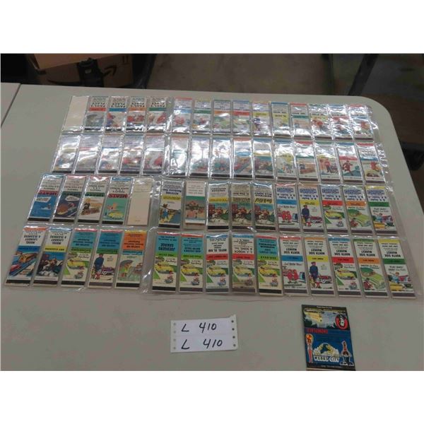 Match Book Covers Street Safety