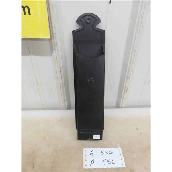 Metal Match Holder 3 1/2'' x 2 1/4'' x 13 1/2''