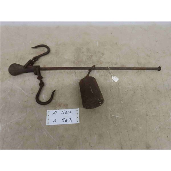 Vintage Hanging Beam Scale