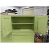 Image 6 : Painted Kitchen Hoosier with Porcelain Top 68'' x 42'' x 25''