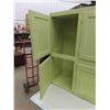 Image 7 : Painted Kitchen Hoosier with Porcelain Top 68'' x 42'' x 25''