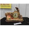 Image 1 : Tom Sawyer Electric Clock 'Gone Fishing' Made by United -Working Condition