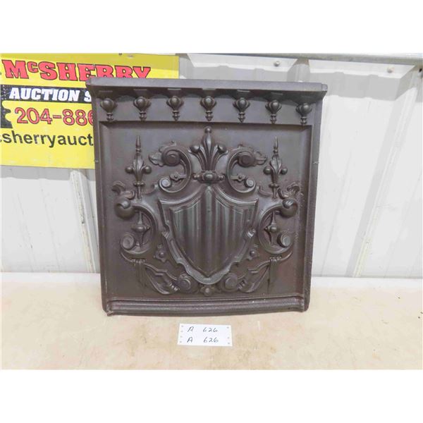 Decorative Cast Wood Stove Door/Panel 18'' x 19''