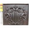 Image 7 : Decorative Cast Wood Stove Door/Panel 18'' x 19''