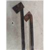 Image 4 : Wrought Iron Door Handles for Repurpose 30 1/2''L