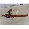 Image 7 : Corona Sword #152K with Decorative Leather Sheath 29'' Long