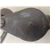 Image 8 : 3 Vintage Pulleys - 1 with Brake