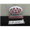 Image 1 : AAA National Guard Chrome Emblem 4 1/2'' x 3 3/4''