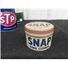 Image 6 : 4 Vintage Tins : Texaco , STP, Snap, Wolverine
