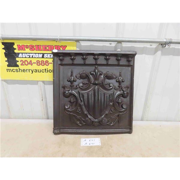 Decorative Cast Wood Stove Door/Panel 18'' x 19''
