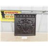 Image 1 : Decorative Cast Wood Stove Door/Panel 18'' x 19''