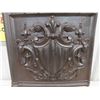 Image 5 : Decorative Cast Wood Stove Door/Panel 18'' x 19''