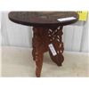 Image 1 : Plant Stand with Heavily Carved Details 14 1/2'' Tall x 14 1/2'' Across