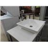 Image 4 : 4 Piece Bathroom Set: Vanity 31'' x 30'' x 18 1/2'' , Sink and Cabinet 58'' x 