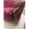 Image 14 : Vintage Couch and Chair with Detailed Wood Frame and Lion Head Carving