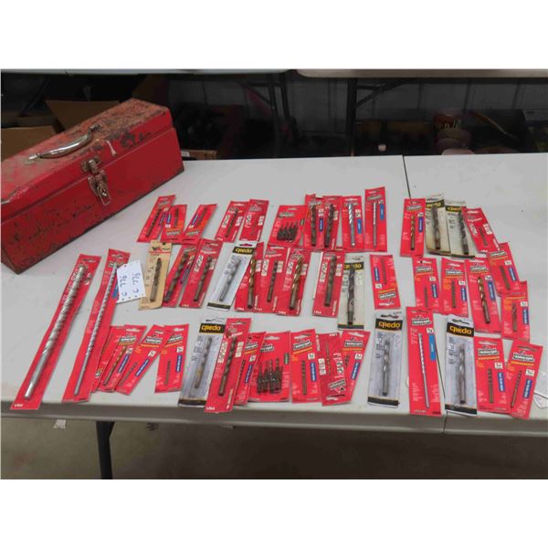 Approx. 50 New Drill Bits in Packages Various Styles; T , Multiplys, Wood