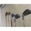 Image 5 : Golf Bag with 10 Clubs - Irons and Drivers