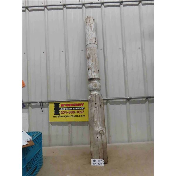 Vintage Decorative Post 61''