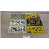 Image 1 : 6 Manitoba License Plates 1964, 1970, 1971