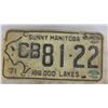 Image 5 : 6 Manitoba License Plates 1964, 1970, 1971