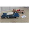 Image 1 : 2 Diecast Cars 1:18 Scale : 1958 Chevy Impala, 1958 Caddy Eldorado Convertible