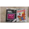 Image 6 : 8 Atari Games Including Word Zapper, Ms. Pac-man, ET, Star Wars, GI Joe, Amidar, 