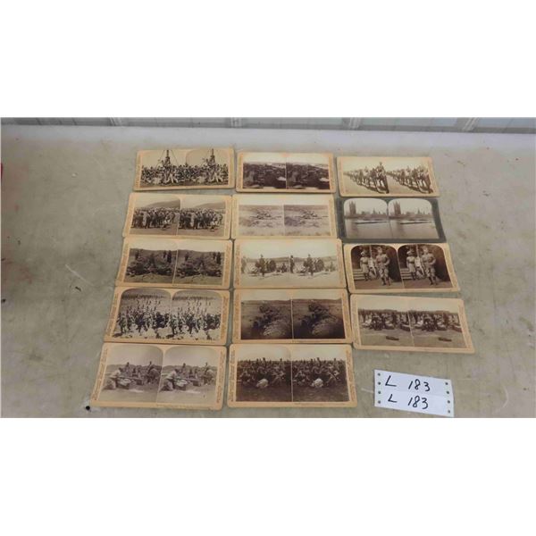 14 Military Stereo Scope Photos