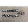 Image 12 : Vintage Auto Items: Dodge Emblems, Cigarette Lighter, Headlights, Chrome Side 