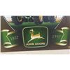 Image 3 : Metal John Deere Sign 12 1/2'' x 16'' , Various Decals: Case, McCormick Deering, John