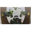 Image 5 : Metal John Deere Sign 12 1/2'' x 16'' , Various Decals: Case, McCormick Deering, John