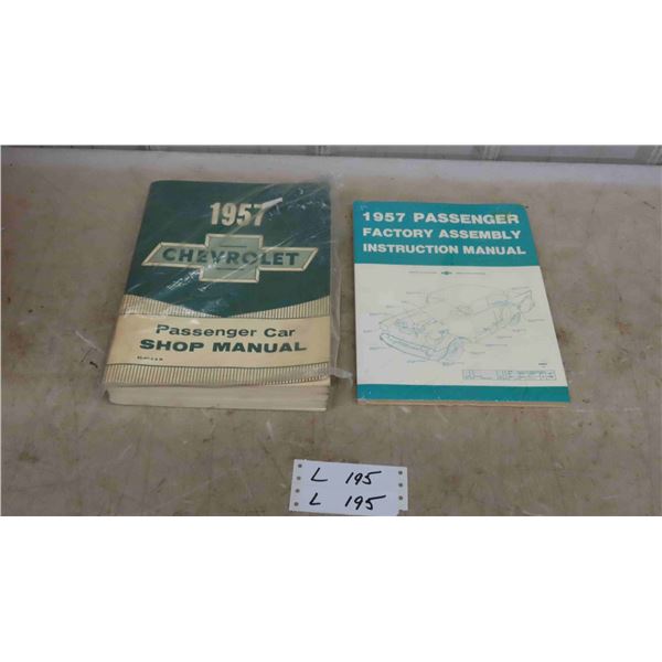 1957 Chevy Shop Manual, 1957 Passenger Factory Assembly Instruction Manual