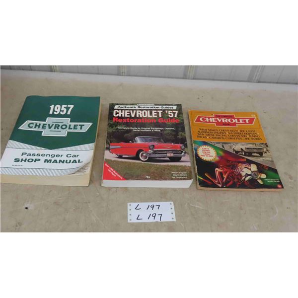 1957 Chevy Shop Manual, 1957 Chevy Restoration Guide, Lineup 1955-1970 Complete 
