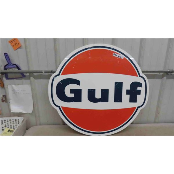 Fiberglass Gulf Sign Up to 32'' Across