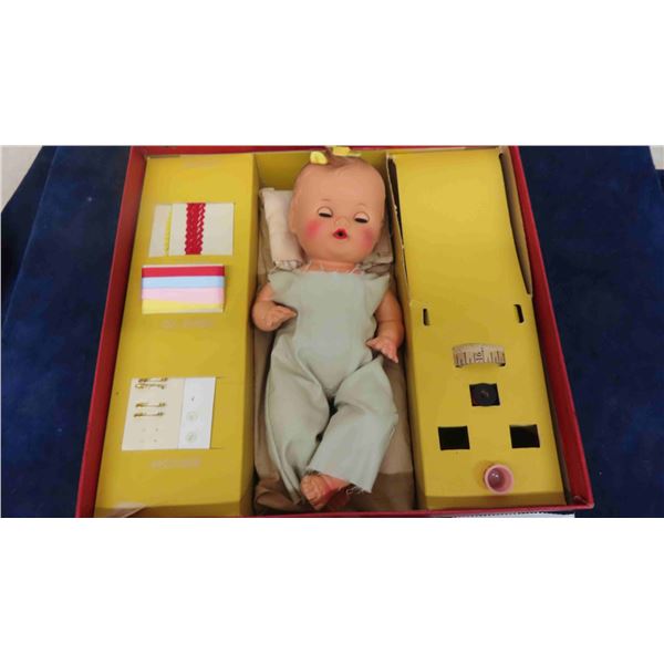 Viceroy 'Buttons and Bows' Sewing Set with 12'' Betty Bows Doll with Drinking, 