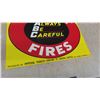 Image 4 : Imperial Tobacco Company 'Prevent Fires ABC' Metal Sign 15'' x 17'' 
