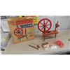 Image 1 : Remco Little Red Spinning Wheel Toy with Accessories and Box 