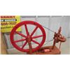 Image 4 : Remco Little Red Spinning Wheel Toy with Accessories and Box 