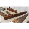 Image 3 : 2 Saws, Stanley Wood and Brass Level, Door Jig, Block and Molding Planer