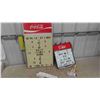Image 1 : 2 CocaCola Menu Boards with Letters 17'' x 28'' & 13'' x 15''