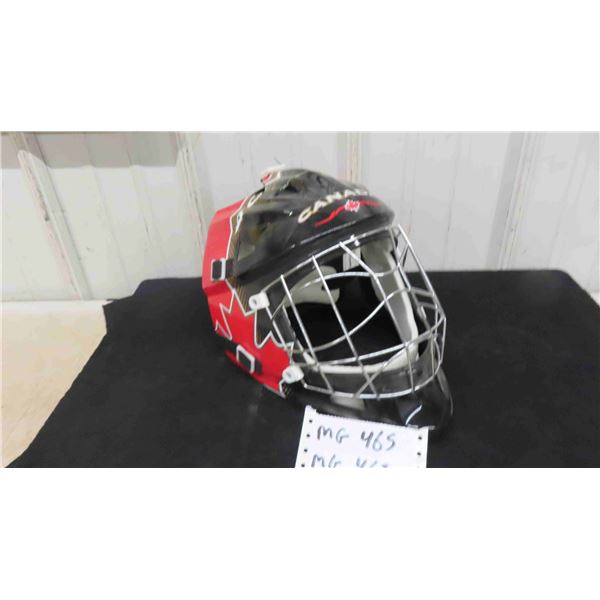 Team Canada Hockey Goalie Mask -Top Has Been Repaired See Photo