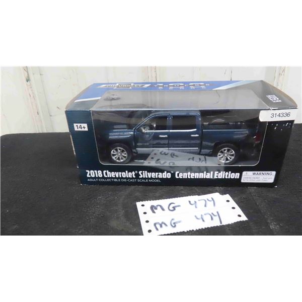 2018 Chevy Silverado Diecast Truck Limited Edition Scale 1:27 in Box