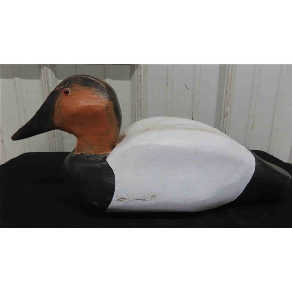 Wood Carved Duck Decoy J.Gunn