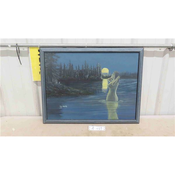 Wood Framed Painting by Don Beardy 26'' x 20''