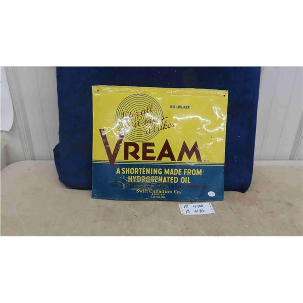 Vream Metal Sign 17'' x 14''
