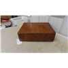 Image 2 : Vintage Oak Index File Box with 2 Drawers 13 1/2'' x 16 1/2'' x 5''