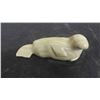 Image 5 : Soapstone Walrus Carving 6'' x 2 1/2'' x 2 3/4''
