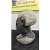 Image 3 : Soapstone Carving Approx. 6'' x 4'' x 7''