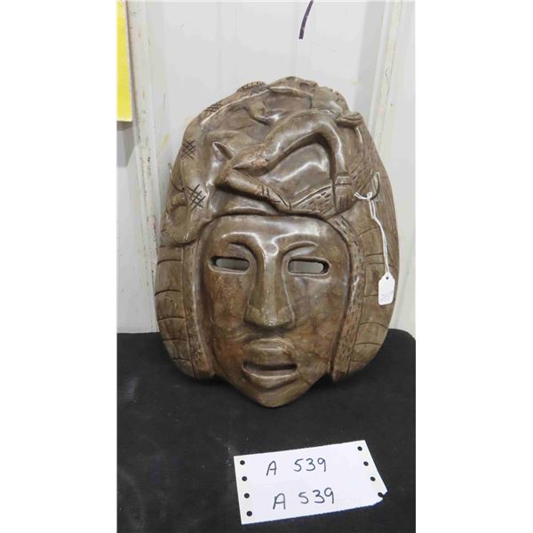 Onyx Central America Carved Stone Face