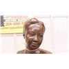 Image 7 : Asian Bronze Bust Signed Approx. 8'' x 6'' x 11 1/2'' 